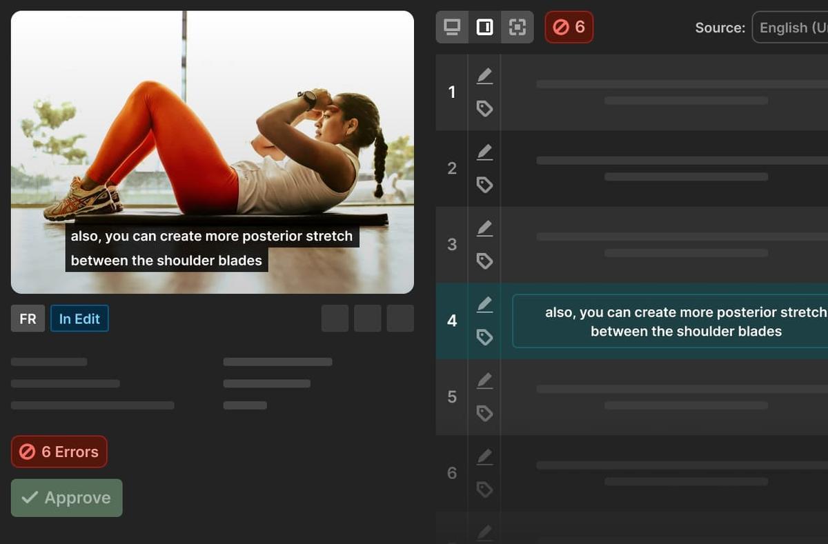 Create & edit captions in real time with AI