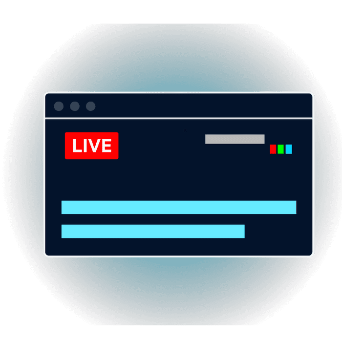 CaptionHub Live in-room transcription